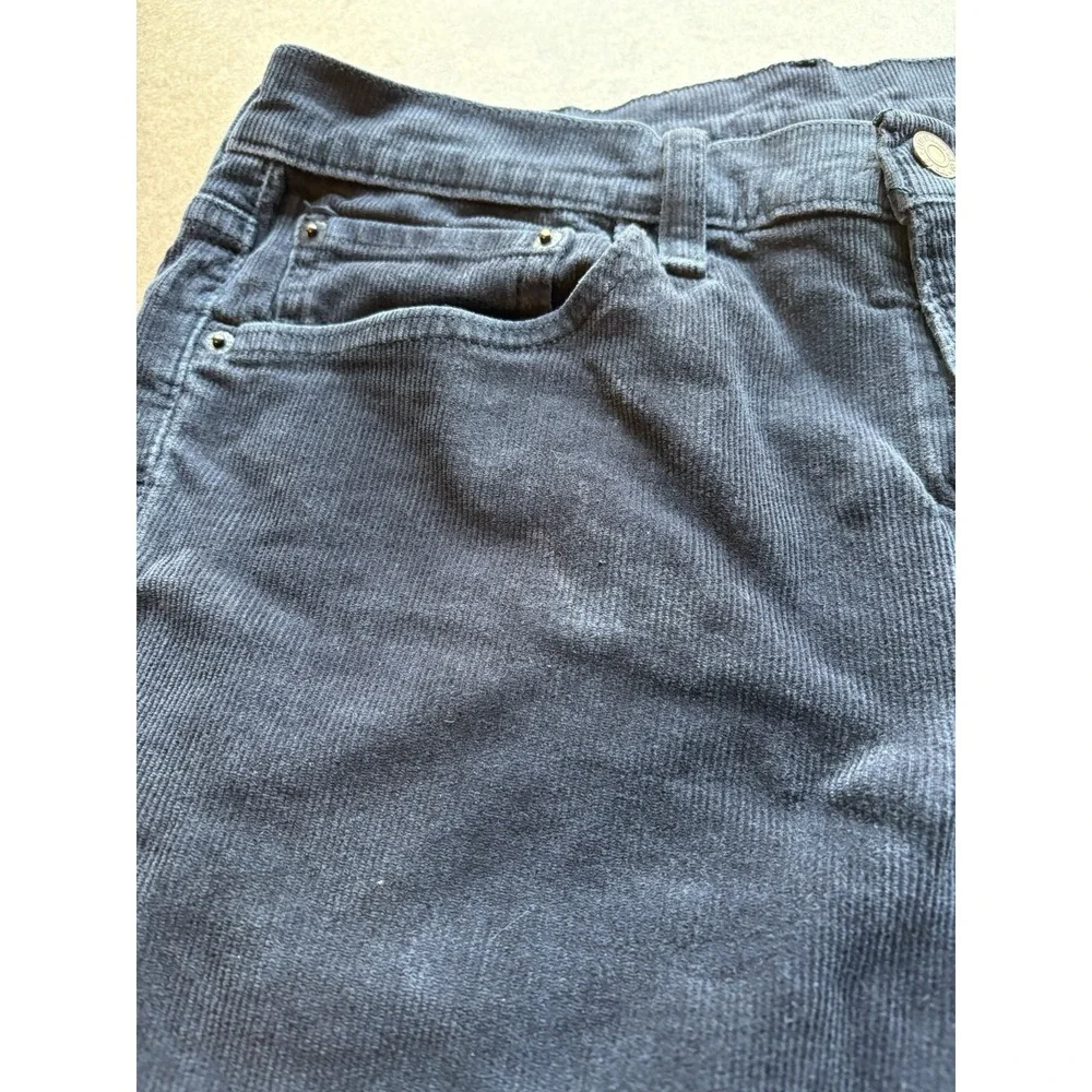 LEVIS Black Corduroy Pants‎ Mens 31x27 Straight Fit Cord Jeans Casual